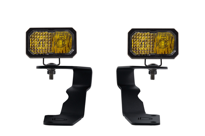 Subaru WRX LED Light Pods - Above Hood - Diode Dynamics - Stage Series 2in Ditch Light Kit - Yellow - `15-`21 Subaru WRX LED Light Pods - Above Hood - Diode Dynamics - Stage Series 2in Ditch Light Kit - Yellow - `15-`21